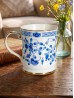Porcelain Blue Flower Mug With Gift Box